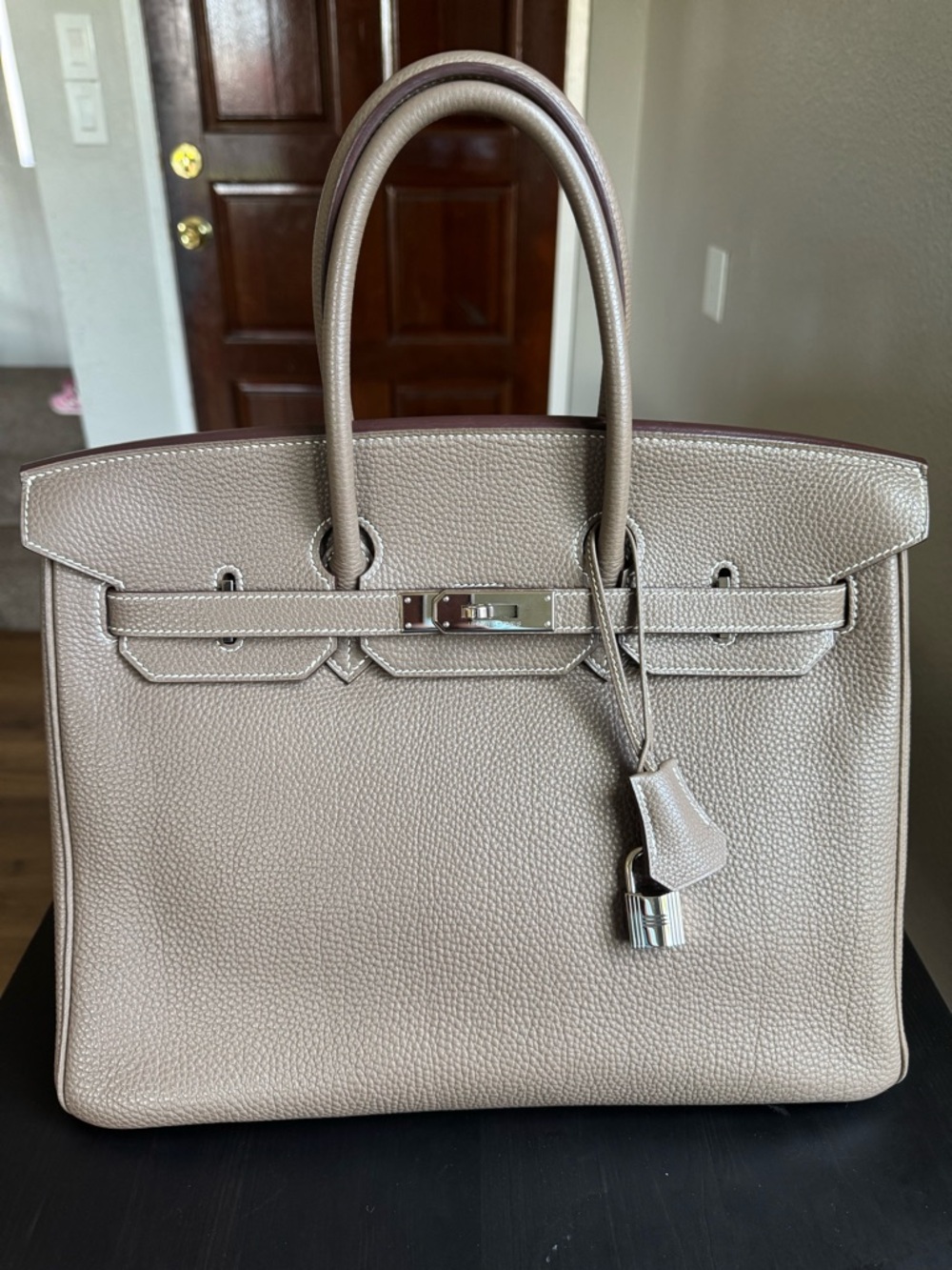 Hermes Birkin 35 Togo with Silver Hardware